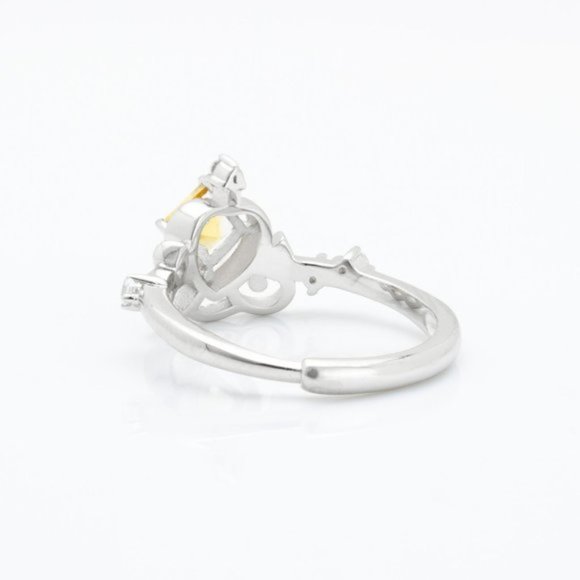 Natural Citrine Sterling Silver Ring - Picture 3 of 4